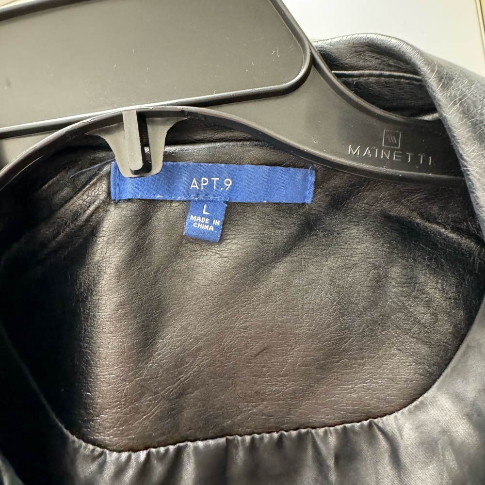 2 Leather Jackets Size Large - image 5